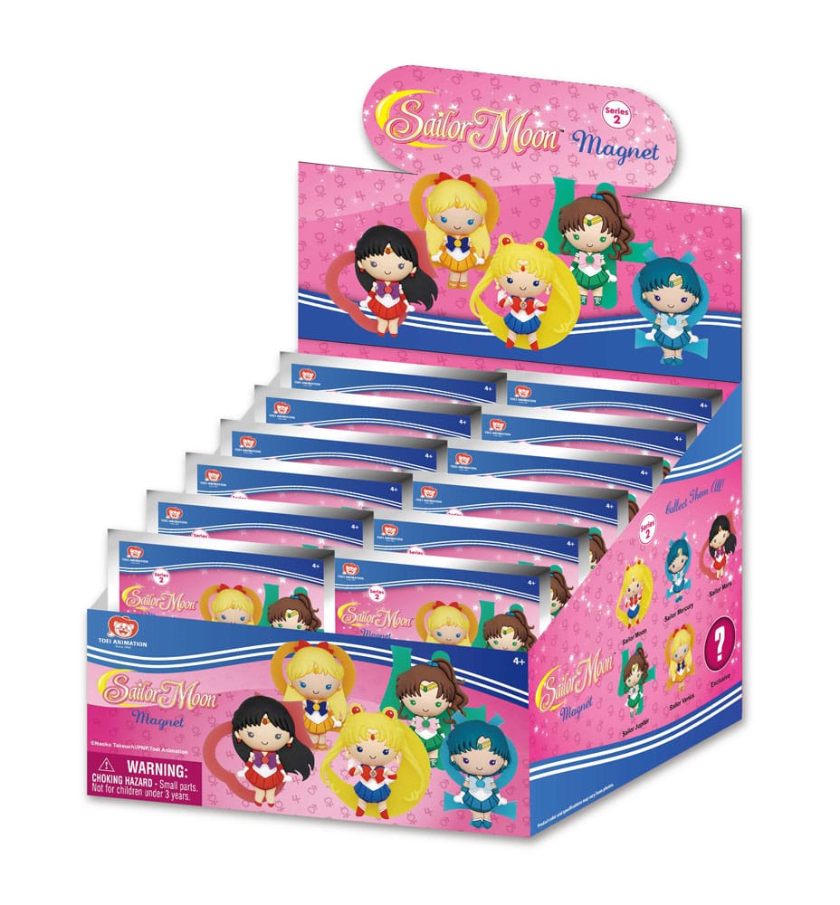 Sailor Moon Blind pack aimants Series 2 Display (12)