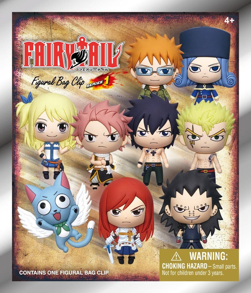 Fairy Tail 3D présentoir porte-clés Série 1 sac à dos (24)