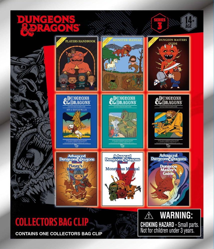 Dungeons & Dragons Classic Blind Bag présentoir porte-clés 3D en PVC série 3 (24)