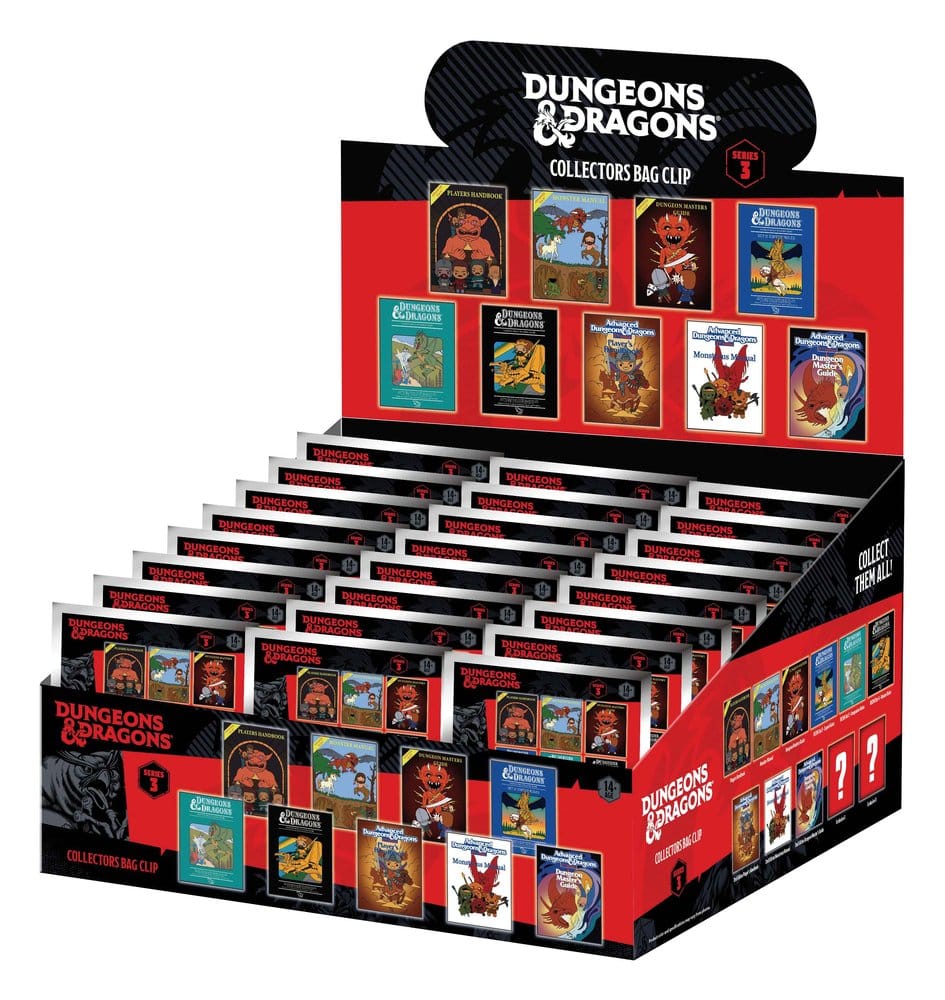 Dungeons & Dragons Classic Blind Bag présentoir porte-clés 3D en PVC série 3 (24)