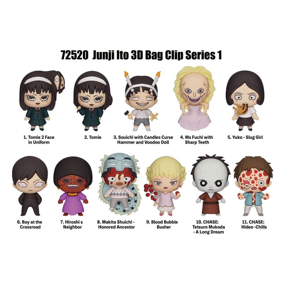 Junji Ito Collection Series 1 présentoir porte-clés sac à dos (24)