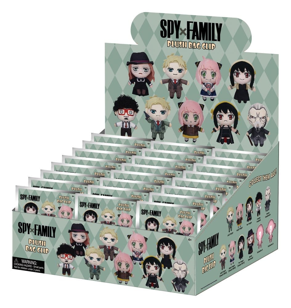 Spy x Family porte-clés en peluche présentoir (24)