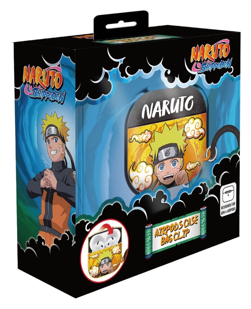 Naruto porte-clés étui pour Airpods en mousse 3D Présentoir (12)