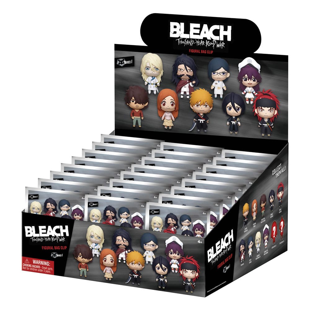 Bleach Thousand-Year Blood War 3D présentoir porte-clés sac à dos Série 1 (24)