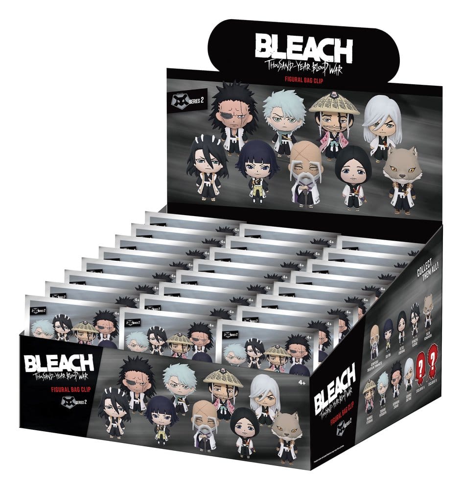 Bleach Thousand-Year Blood War 3D porte-clés en PVC série 2 présentoir (24)
