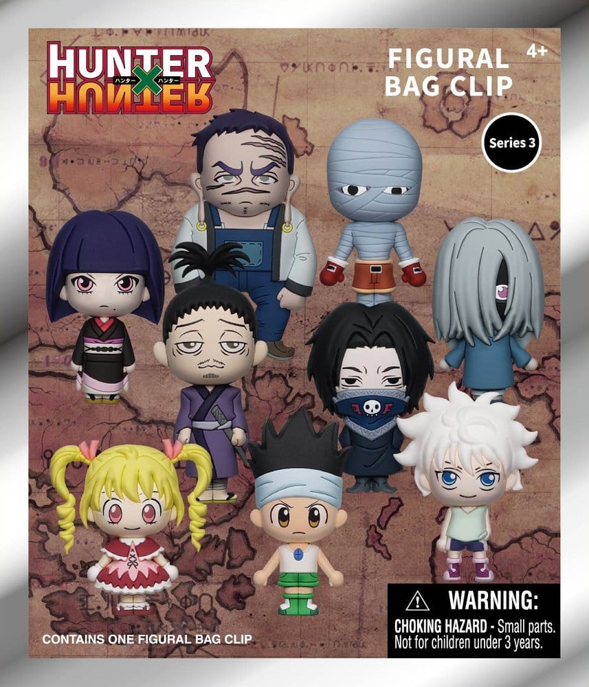 Hunter x Hunter 3D porte-clés en PVC série 3 présentoir (24)