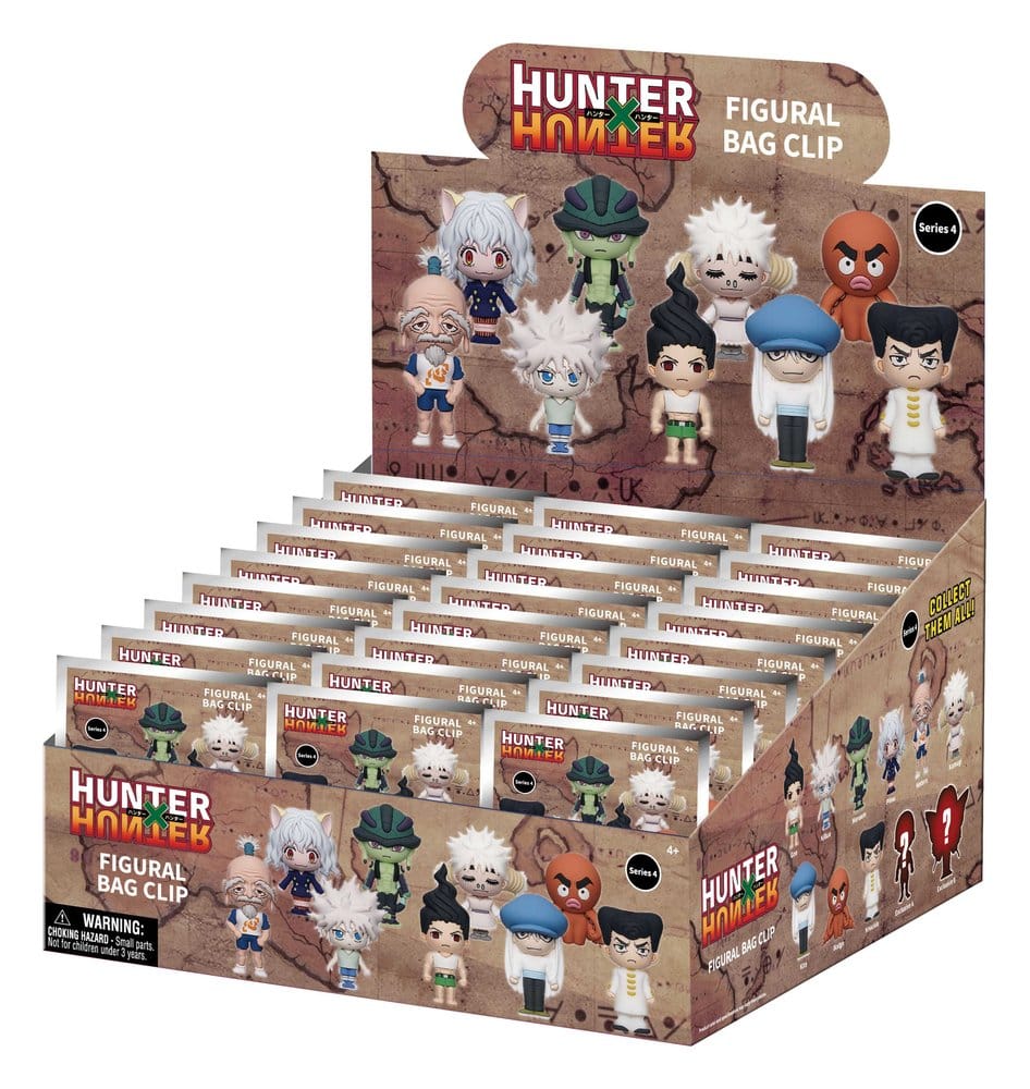 Hunter x Hunter Blind Bag présentoir porte-clés 3D en PVC série 4 (24)