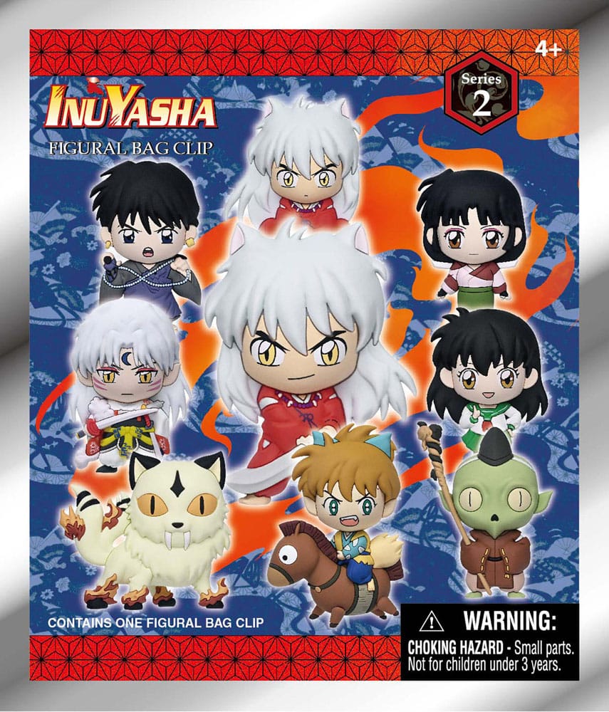 InuYasha 3D présentoir porte-clés sac à dos Série 2 (24)