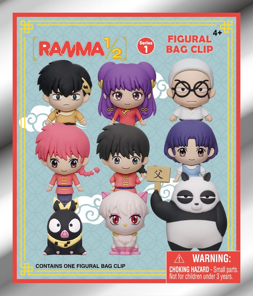 Ranma 1/2 présentoir porte-clés sac à dos 3D Series 1 (24)