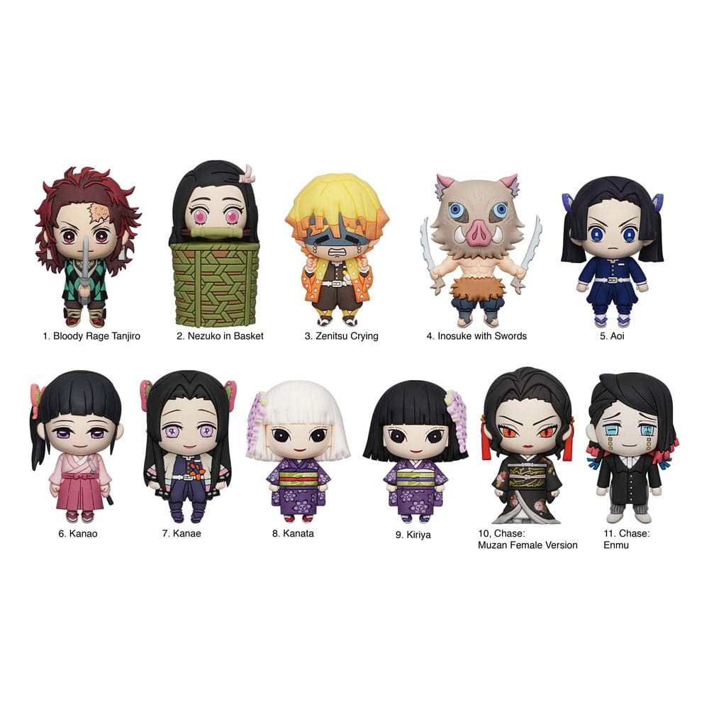 Demon Slayer: Kimetsu no Yaiba présentoir porte-clés sac à dos 3D Series 4 (24)