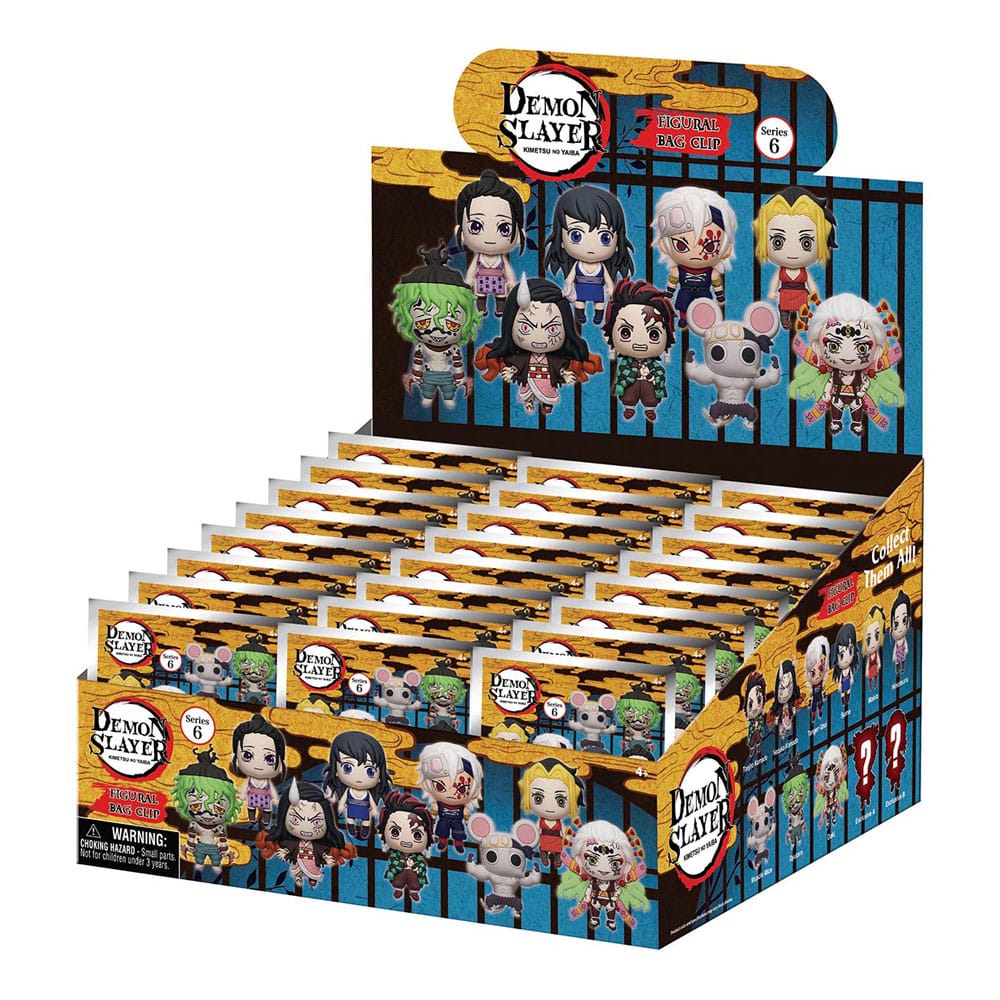 Demon Slayer: Kimetsu no Yaiba présentoir porte-clés sac à dos 3D Series 6 (24)