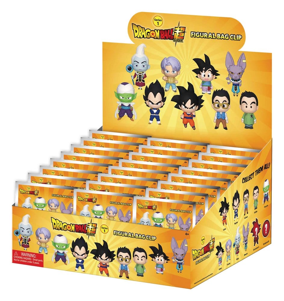 Dragon Ball Super 3D porte-clés en PVC série 1 présentoir (24)