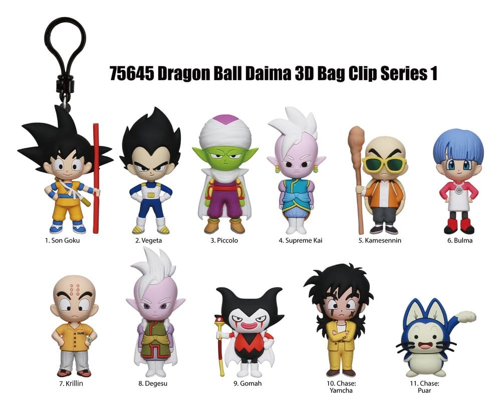Dragon Ball Daima Blind Bag présentoir porte-clés 3D en PVC série 1 (24)