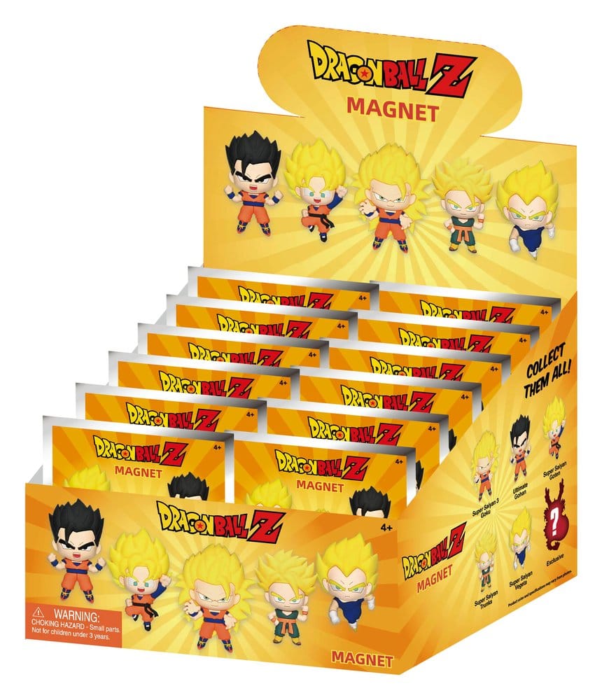 Dragonball Z 3D aimants en PVC Série 1 Blind Bag Display (12)