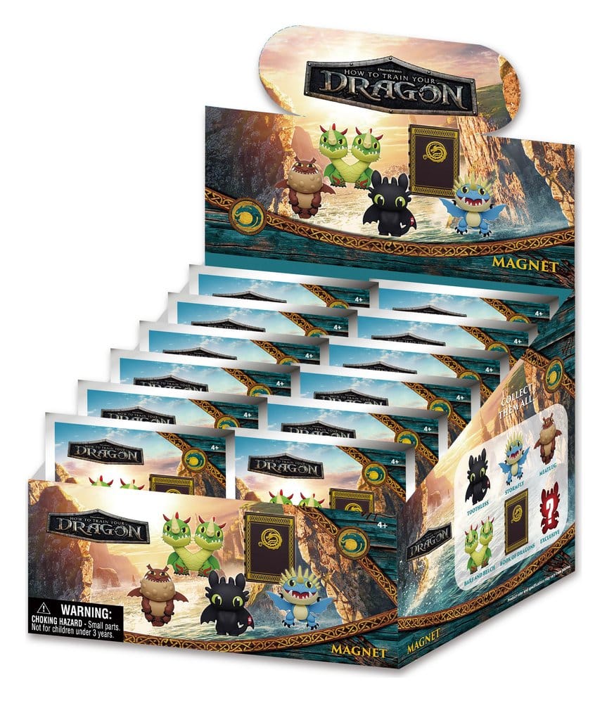 Dragons Blind pack aimants Series 1 Display (12)