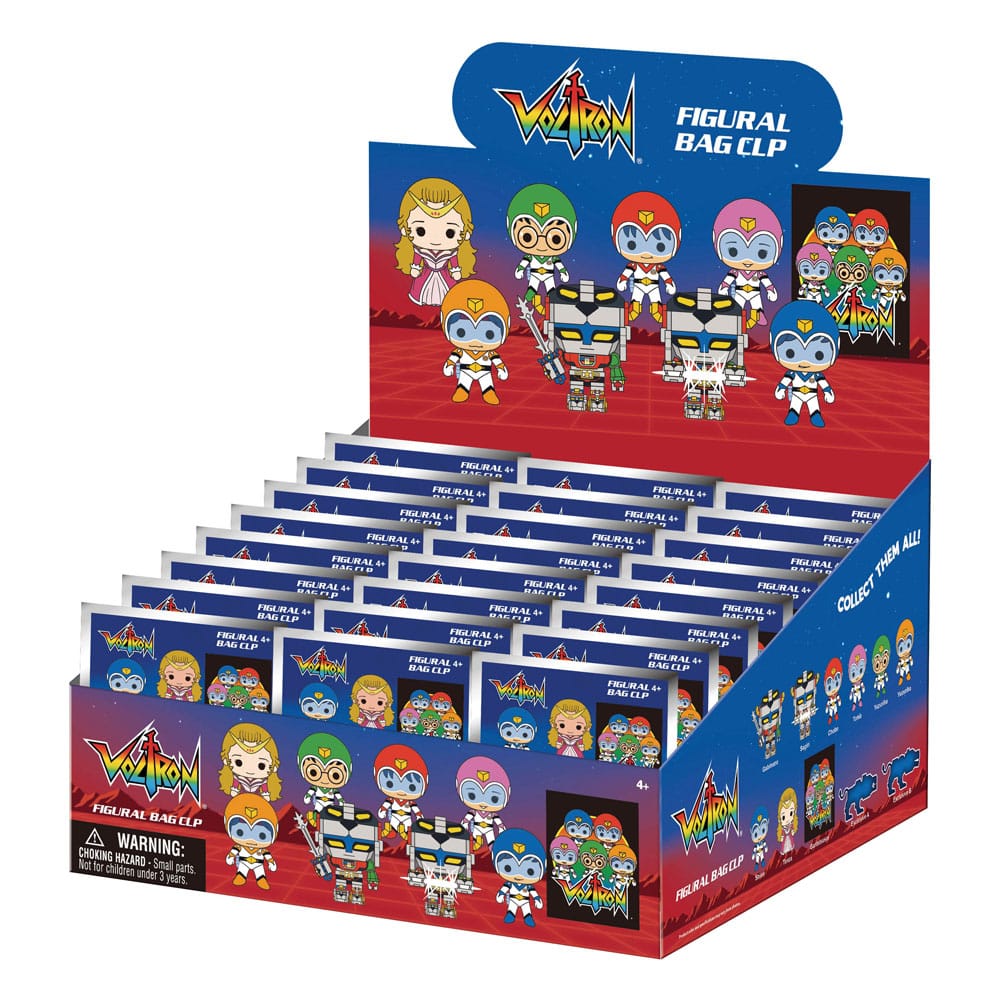 Voltron présentoir porte-clés sac à dos 3D40th Anniversary (24)