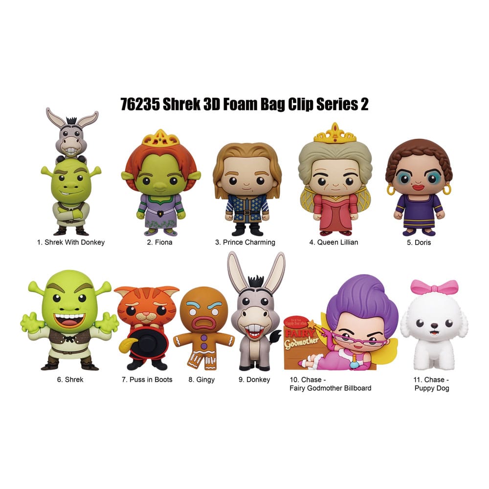 Shrek Series 2 présentoir porte-clés sac à dos (24)