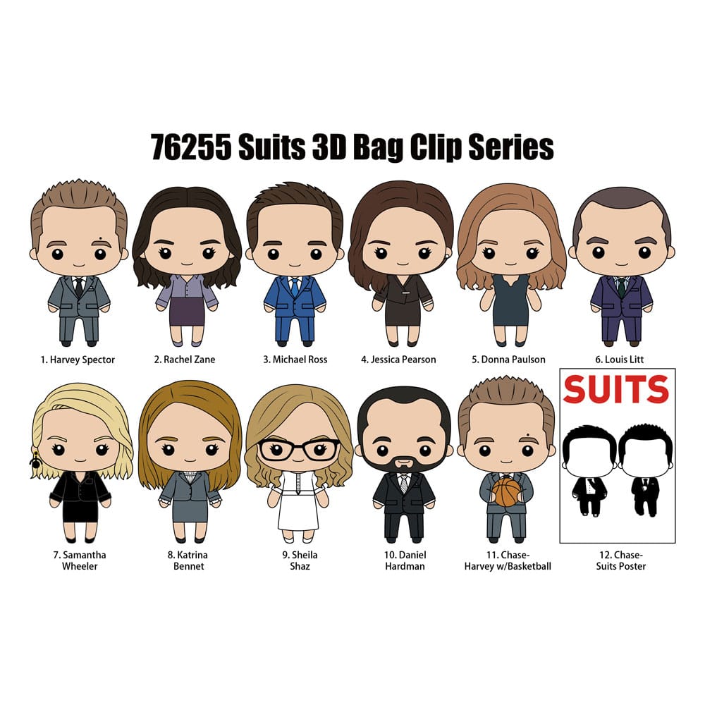 Suits : Avocats sur mesure présentoir porte-clés sac à dos 3D Series 1 (24)