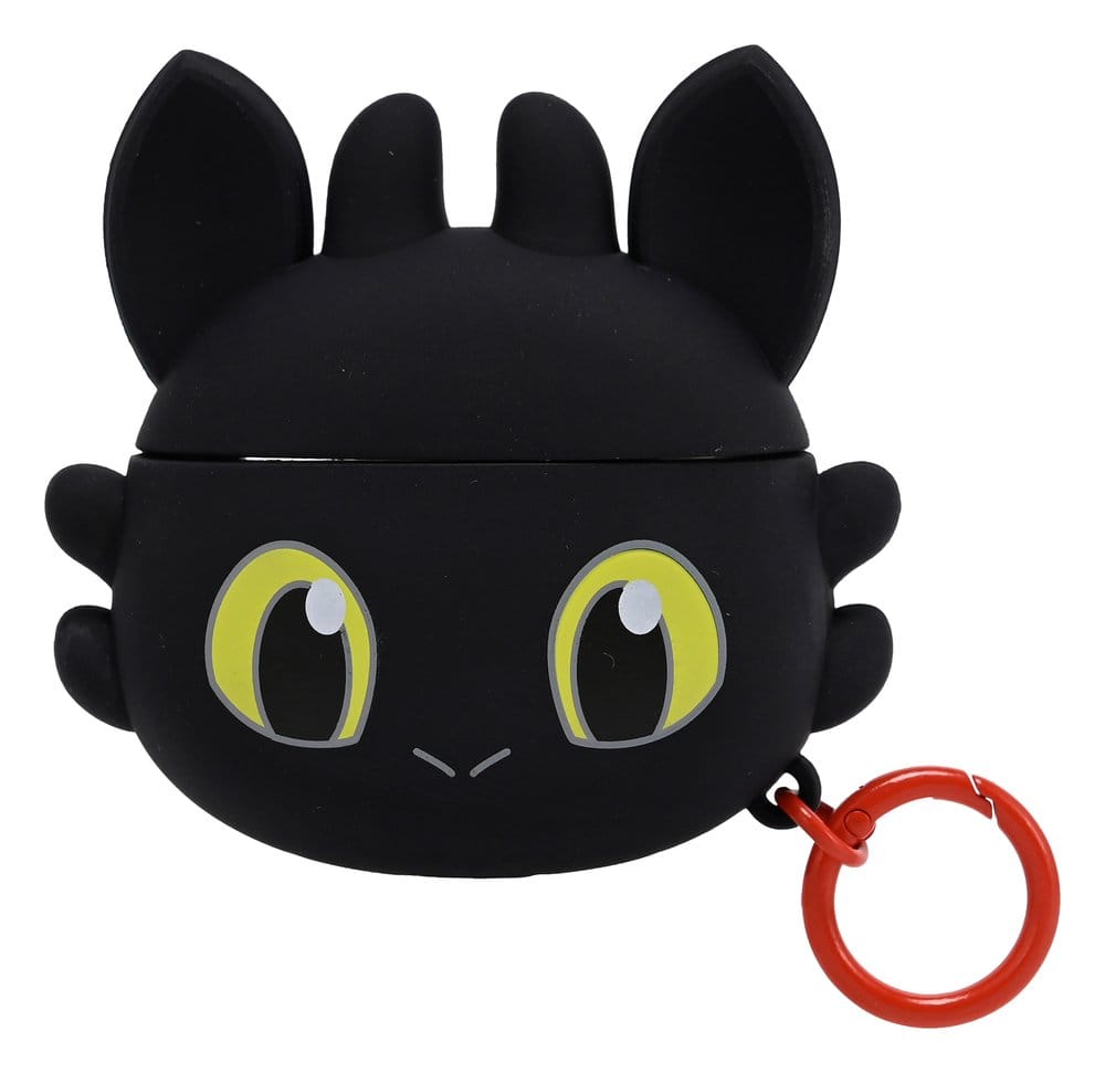 Dragons porte-clés étui pour Airpods en mousse 3D Krokmou Présentoir (12)