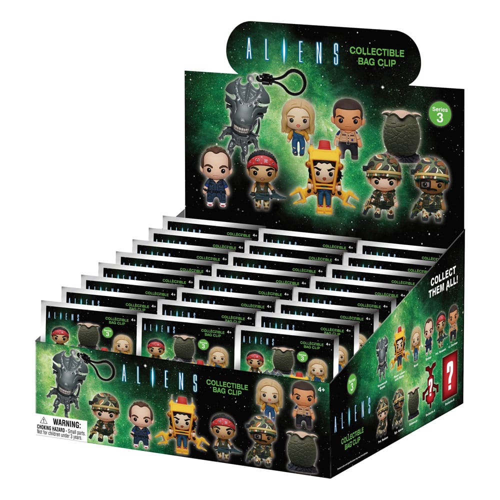 Alien 3D présentoir porte-clés sac à dos Série 3 (24)