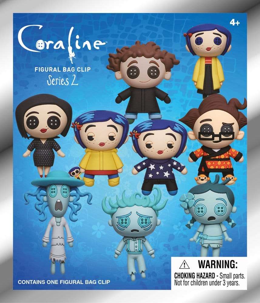 Coraline 3D porte-clés en PVC série 2 présentoir (24)
