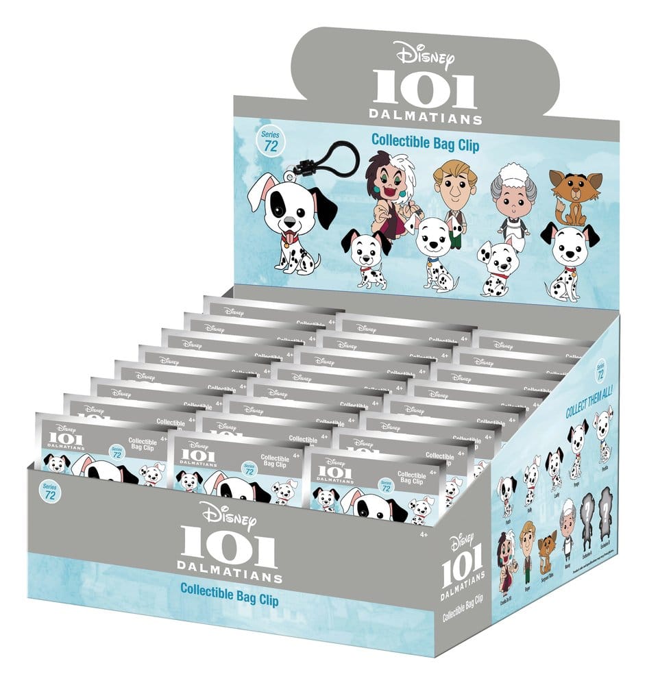 Les 101 Dalmatiens 3D présentoir porte-clés Série 72 (24)