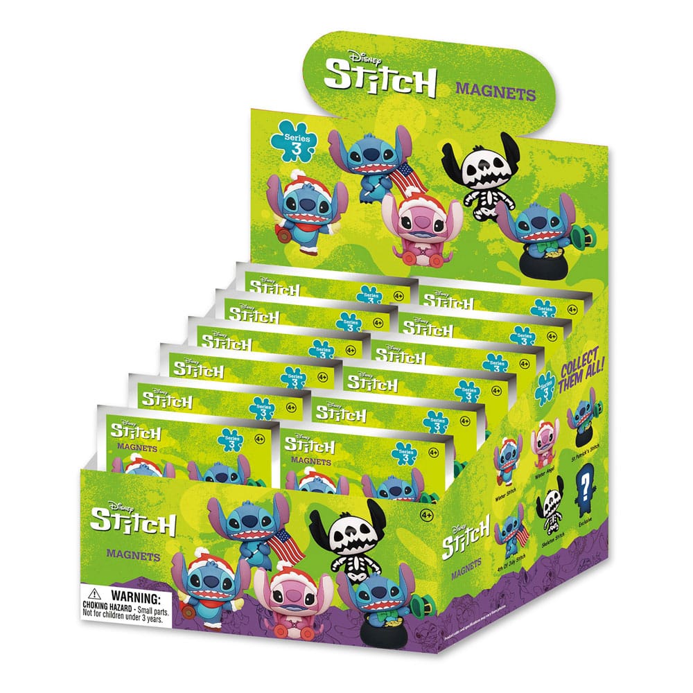 Lilo & Stitch présentoir aimants 3D Series 3 (12)