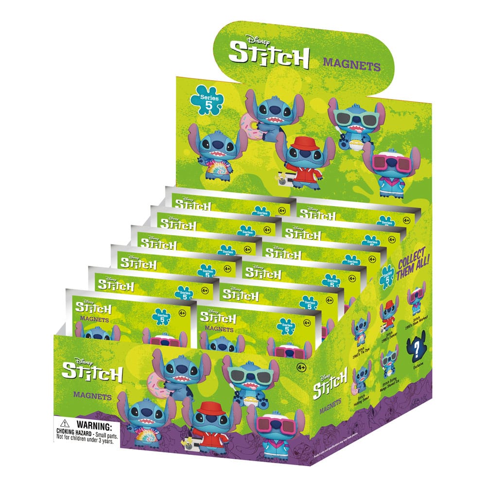 Lilo & Stitch Blind Pack présentoir aimants 3D Stitch Series 5 (12)