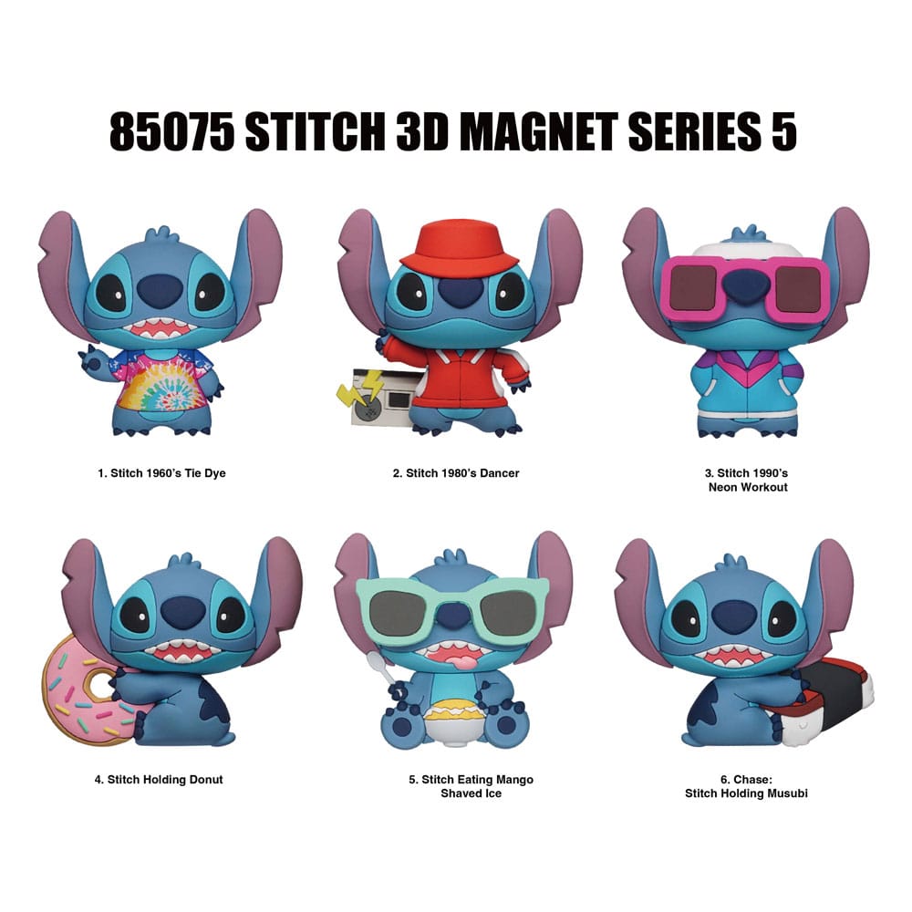Lilo & Stitch Blind Pack présentoir aimants 3D Stitch Series 5 (12)