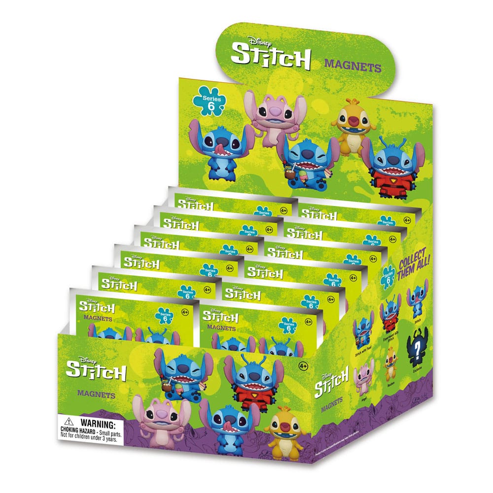 Lilo & Stitch Blind Pack présentoir aimants 3D Stitch Series 6 (12)