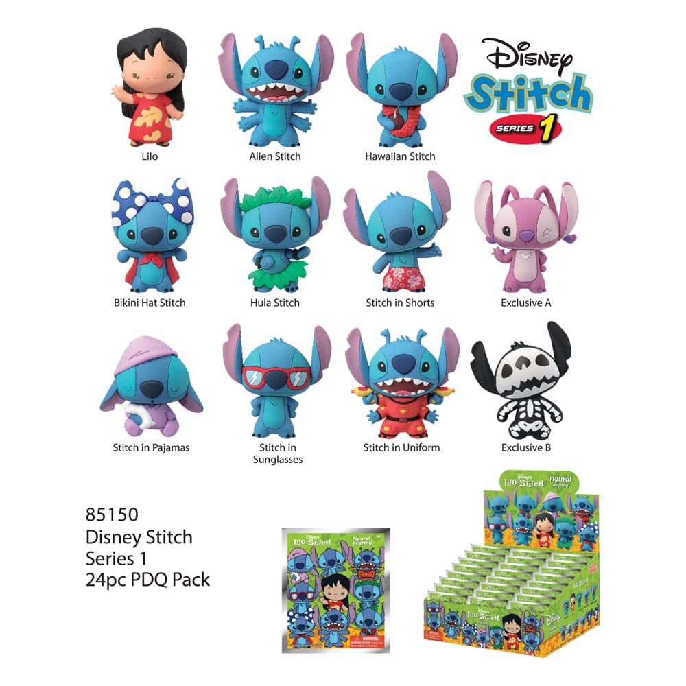 Lilo et Stitch série 1 présentoir porte-clés (24)