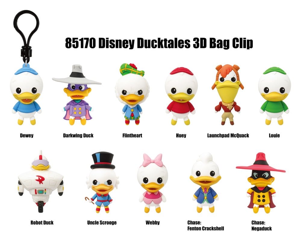 La Bande à Picsou Blind Bag présentoir porte-clés 3D en PVC série 1 (24)