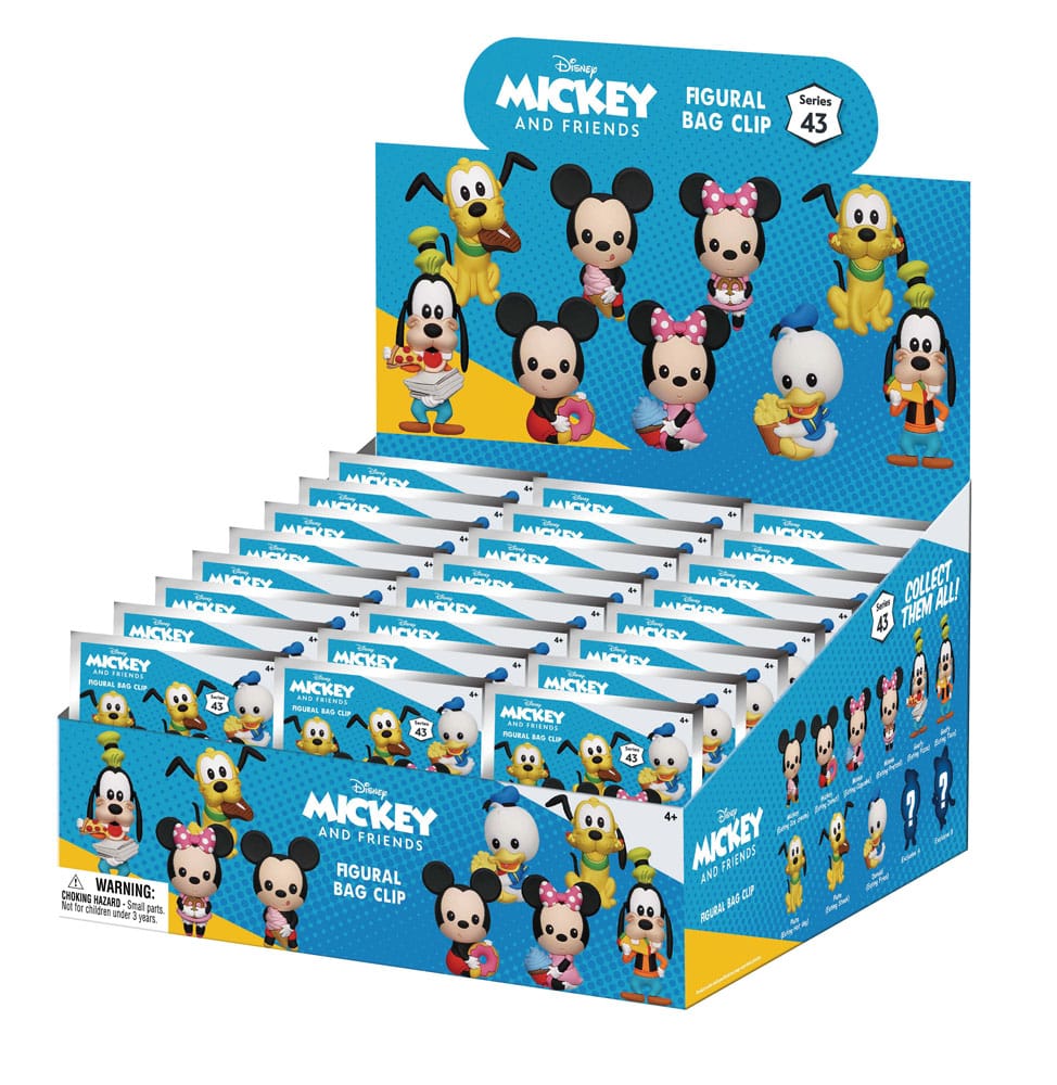 Mickey & Friends présentoir porte-clés sac à dos 3D Mickey & Friends with Food seriés 43 (24)