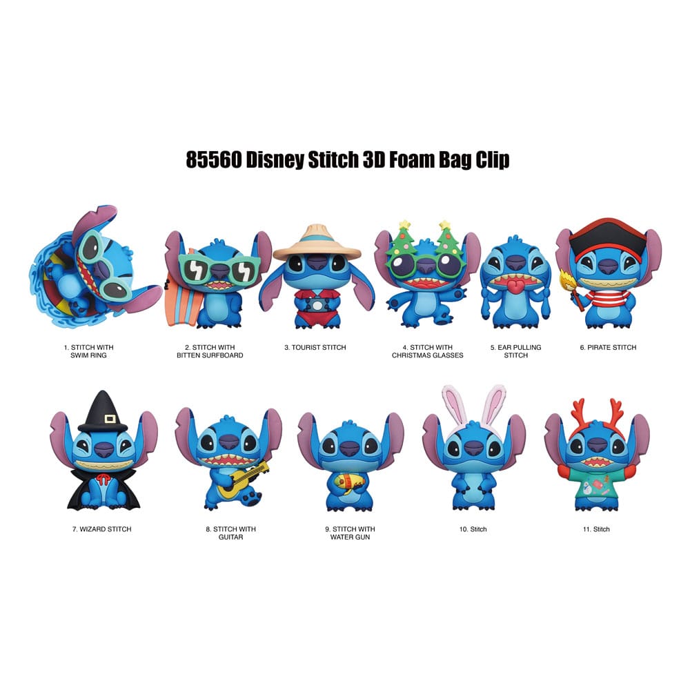 Lilo et Stitch 3D présentoir porte-clés sac à dos Costumes série 3 (24)