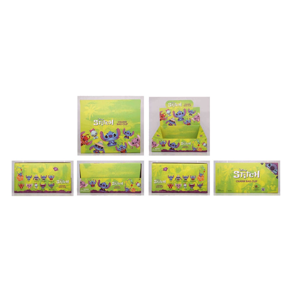 Lilo & Stitch présentoir porte-clés sac à dos 3DStitch Charm (24)
