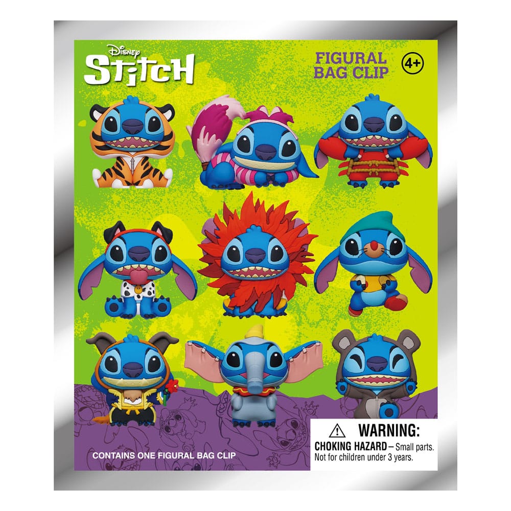 Lilo et Stitch 3D présentoir porte-clés sac à dos Stitch in costume Série 1 (24)