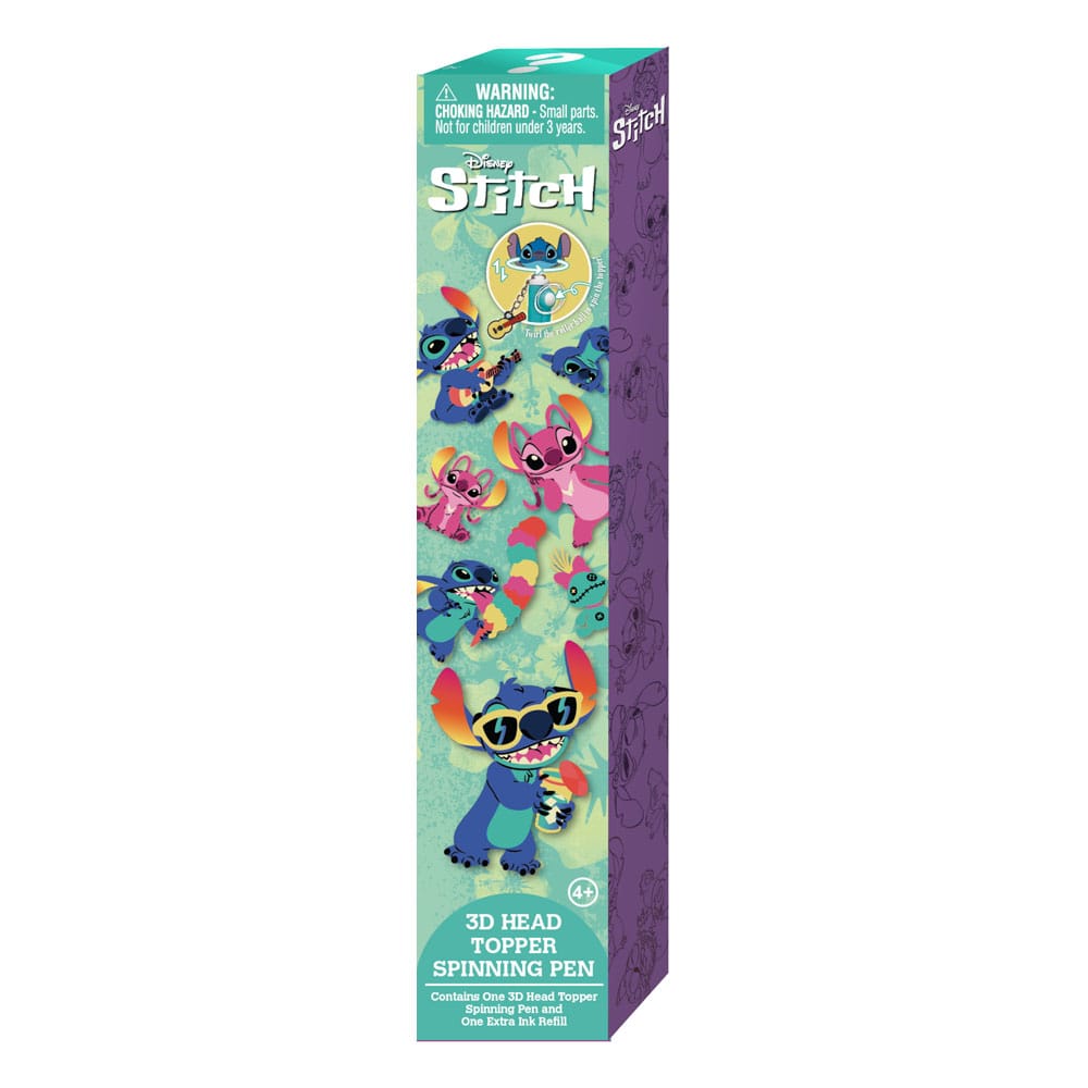 Lilo & Stitch  3D Head Topper Spinning Pen Stitch présentoir (12)
