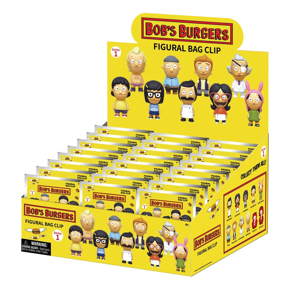 Bob's Burgers 3D présentoir porte-clés sac à dos Série 1 (24)