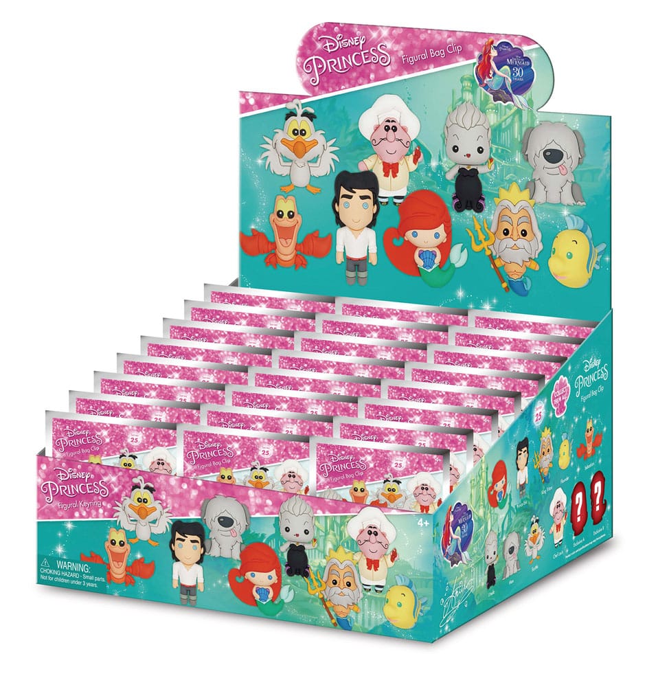 La petite Sirène présentoir porte-clés sac à dos 3D Series 1 (24)