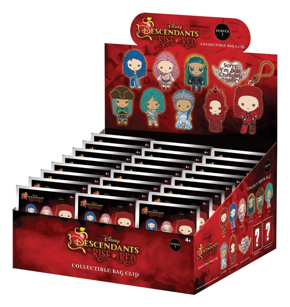 Descendants 3D présentoir porte-clés 3D en PVC série 1 (24)