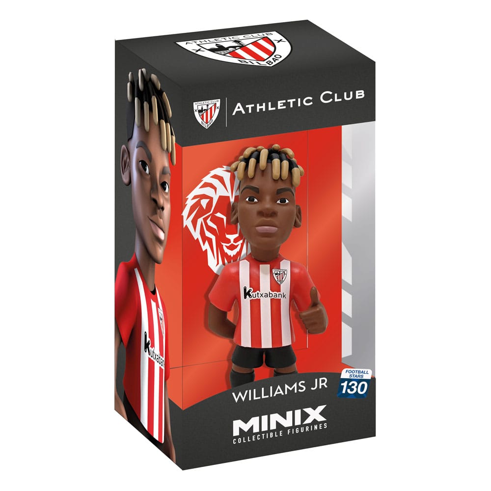 Minix - Football Stars #130 - Athletic Bilbao- Nico Williams Junior 11 - Figurines PVC 12 cm