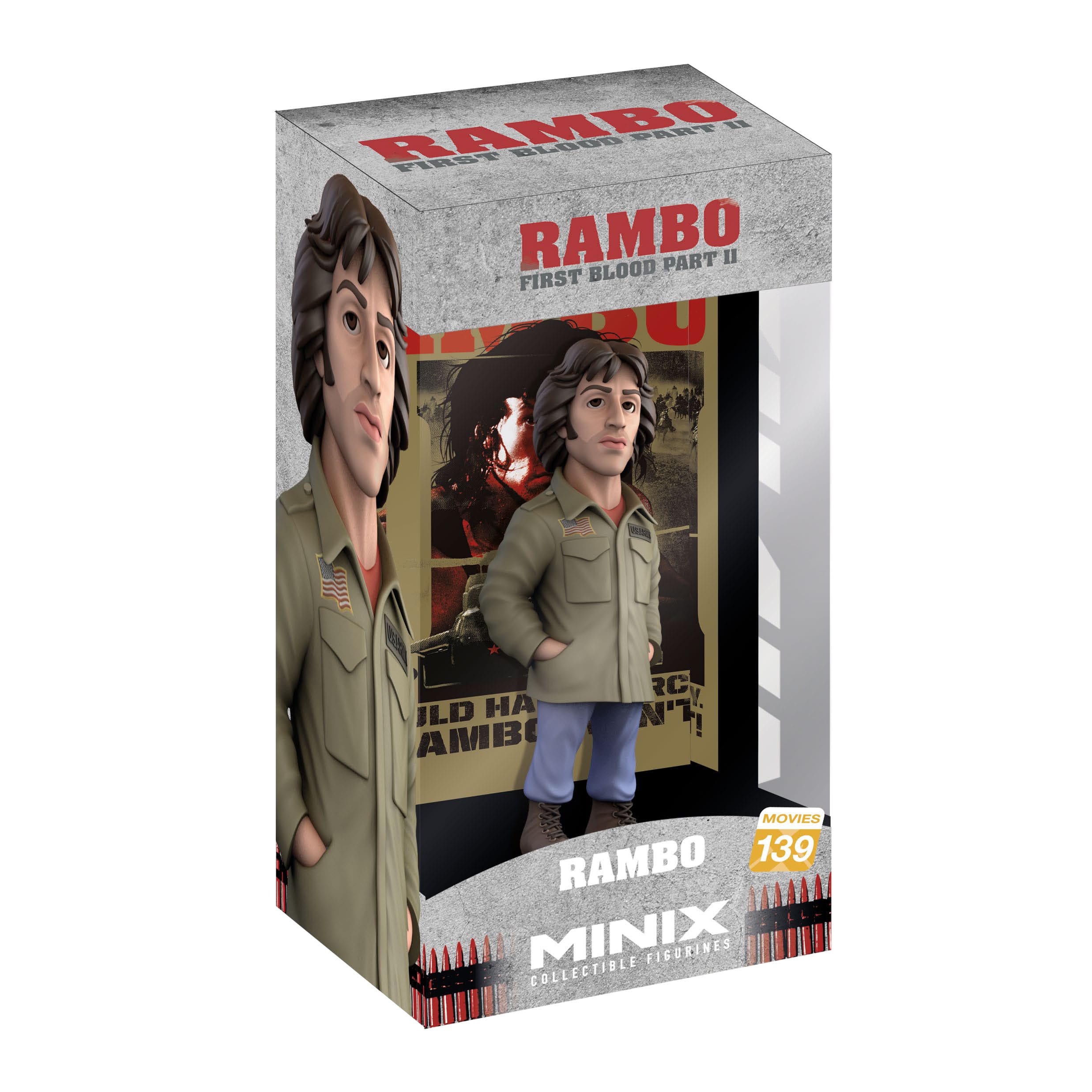 Minix - Movies #139 - Rambo - Rambo First Blood Part I - Figurines PVC 12 cm