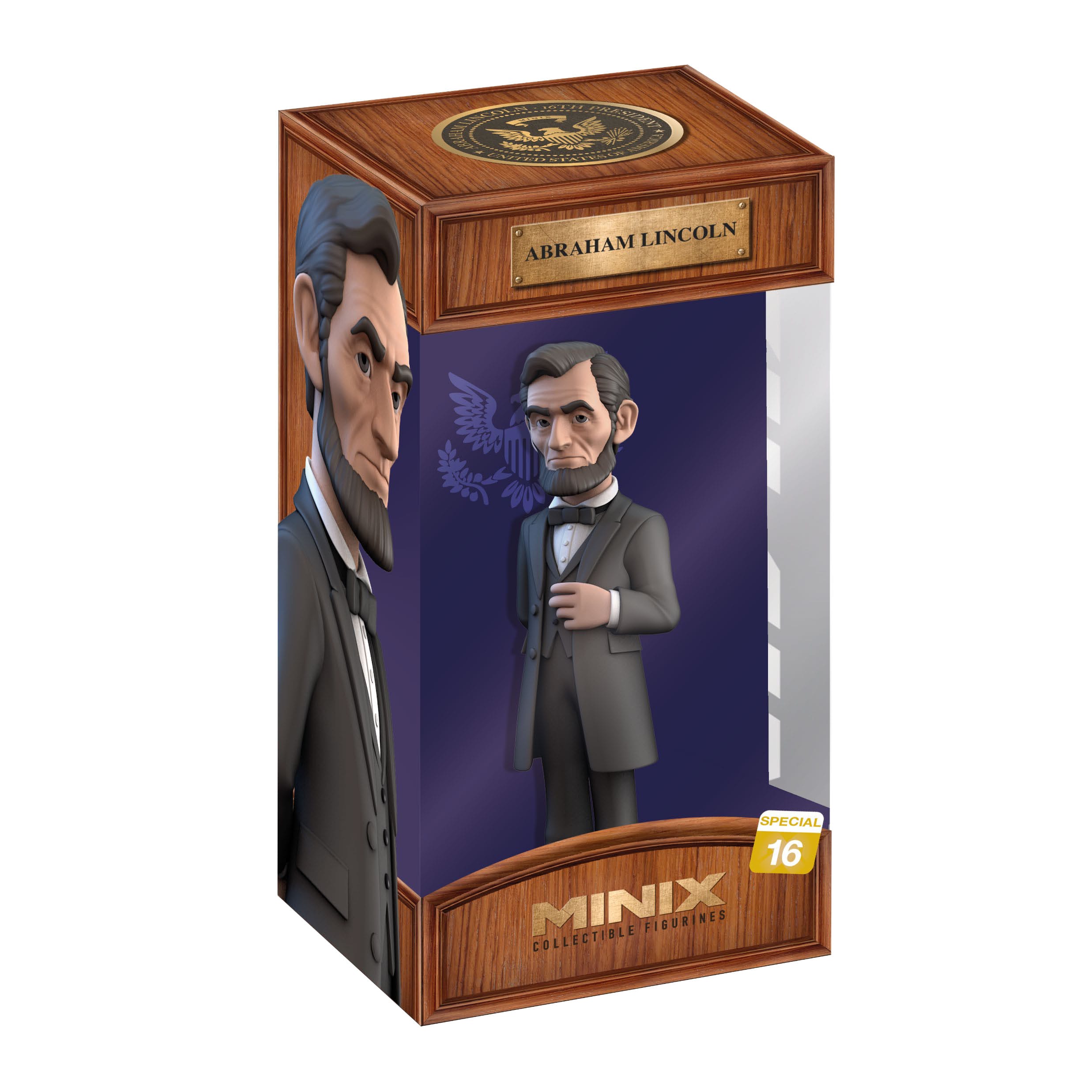 Minix - Celebrity #16 - Abraham Lincoln - Figurines PVC 12 cm