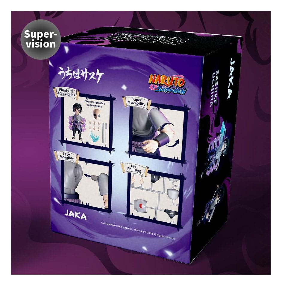 Naruto figurine Plastic Model Kit Sasuke Uchiha 12 cm