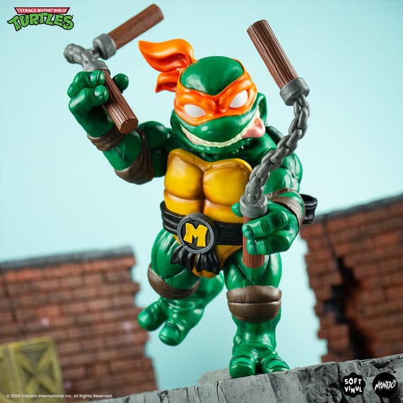Tortues Ninja Soft Vinyl Figurine Michelangelo 20 cm