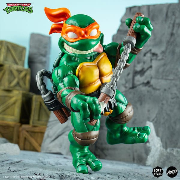 Tortues Ninja Soft Vinyl Figurine Michelangelo 20 cm