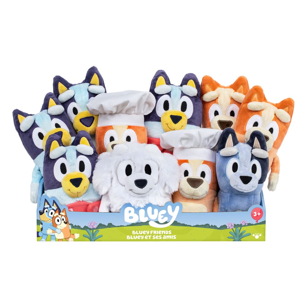 Bluey assortiment peluches Bluey Basic 20 cm (10)