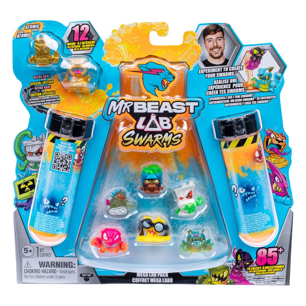 Mr. Beast Lab Swarms assortiment pack 12 figurines Mega Lab 2 3 cm (4)