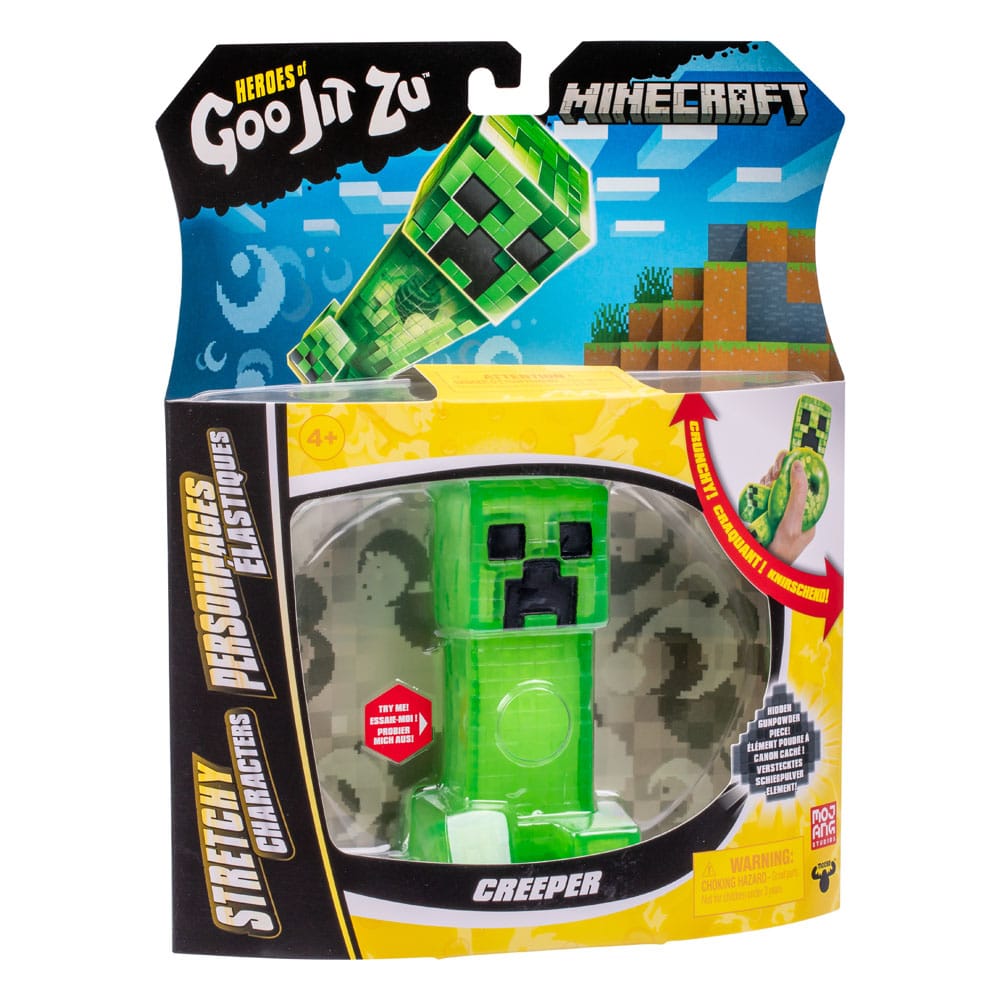 Minecraft Heroes of Goo Jit Zu Meteor Madness figurine extensible Creeper 12 cm