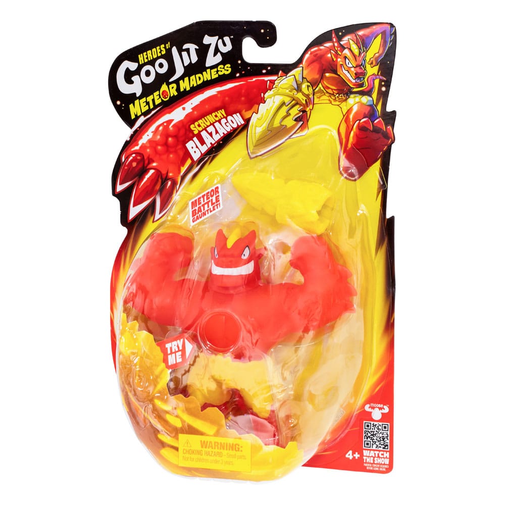 Heroes of Goo Jit Zu Meteor Madness figurine extensible Blazagon 13 cm